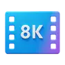 8K Quality Icon