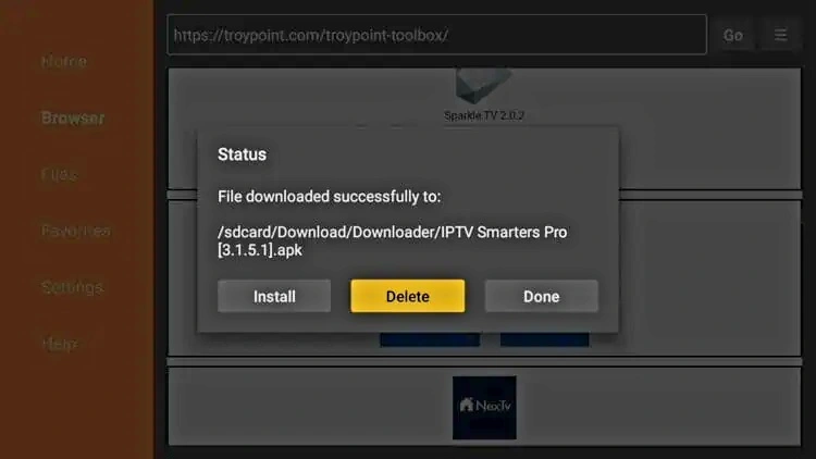 Installation finished