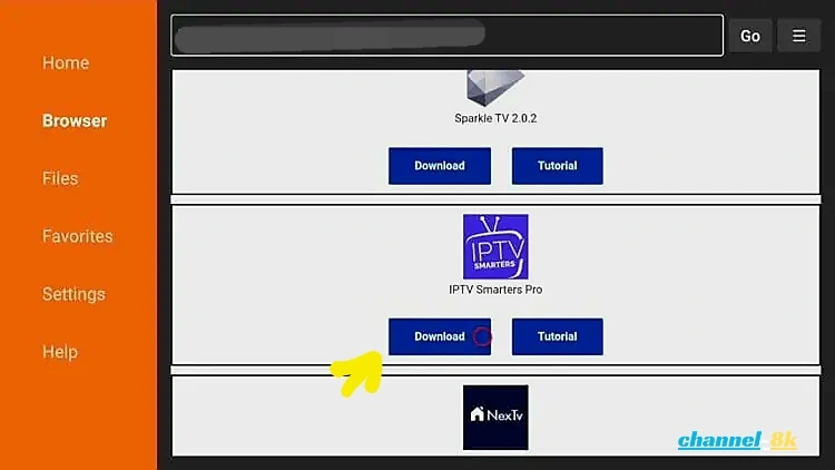 Downloading IPTV Smarters Pro